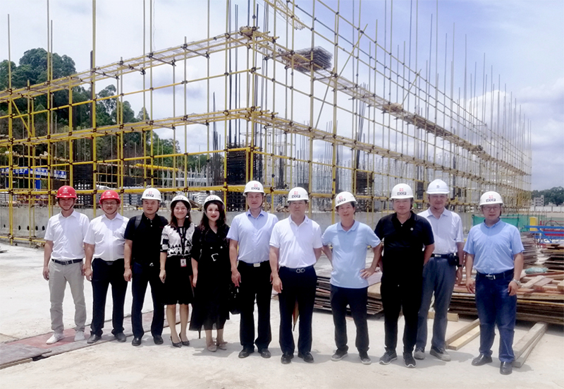 体育333董事长李军亲临集团南方总部在建项目视察